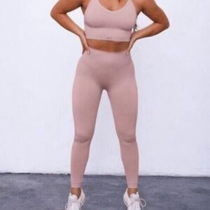 Set Active Sculptflex Legging In Dusty Pink Womens Activewear Size Small
